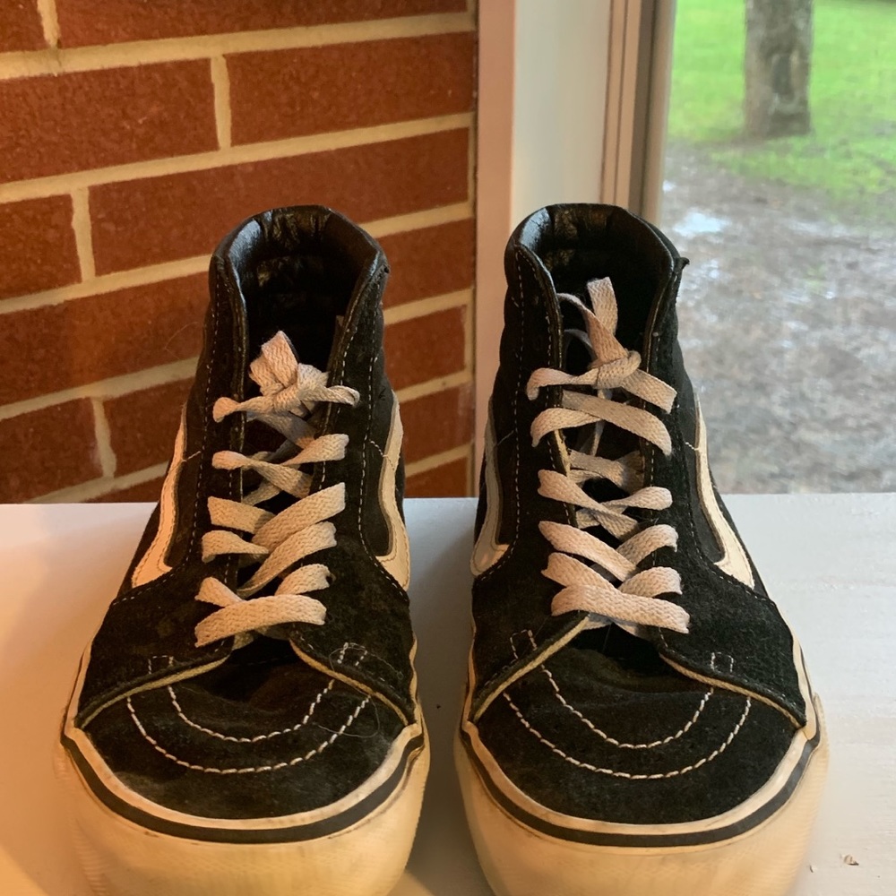 Vans Black and White Hightops